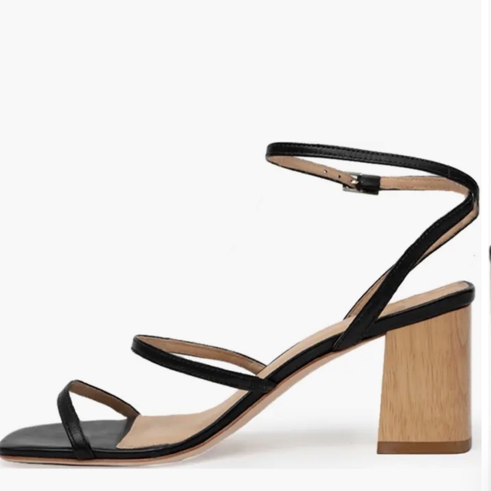 BLACK SUEDE STUDIO Verana Ankle Strap Sandal - Picture 5 of 12